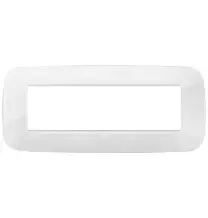 Placca Vimar Arke' Round 7 moduli Reflex Ghiaccio 19687.66