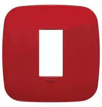 Placca Vimar Arke' Round 1 modulo Rossa 19671.85