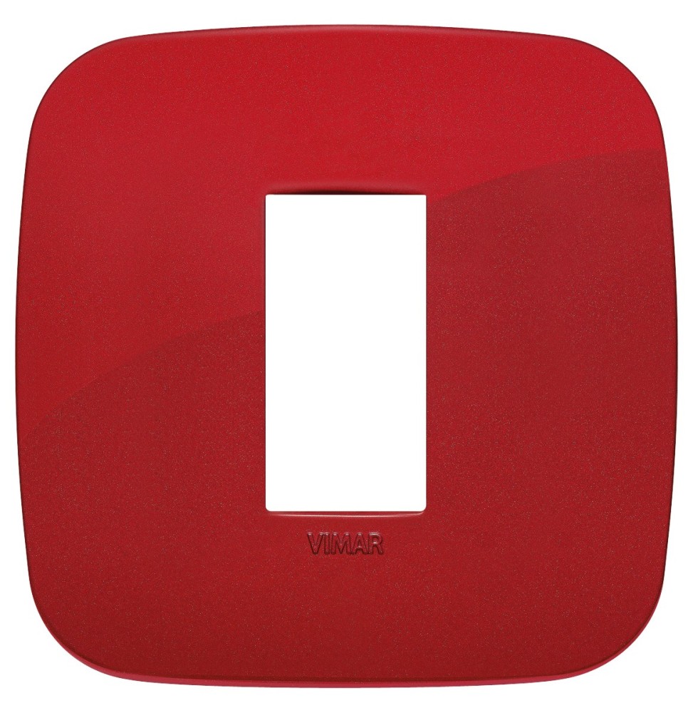Placca Vimar Arke' Round 1 modulo Rossa 19671.85