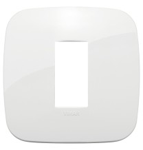 Placca Vimar Arke' Round 1 modulo Bianca 19671.85