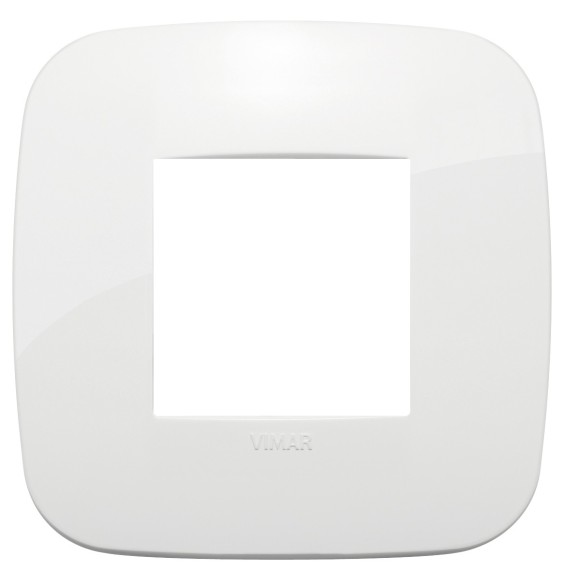 Placca Vimar Arke' Round 2 moduli Bianca 19672.85