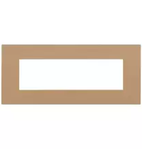 Placca Vimar Arke' Fit 7 moduli Terra Di Siena 19957.33