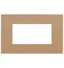 Placca Vimar Arke' Fit 4 moduli Terra Di Siena 19954.33