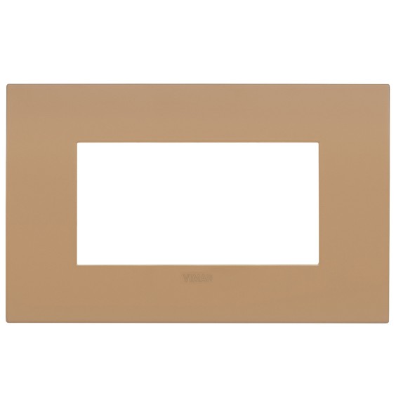 Placca Vimar Arke' Fit 4 moduli Terra Di Siena 19954.33