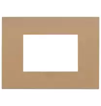 Placca Vimar Arke' Fit 3 moduli Terra Di Siena 19953.33