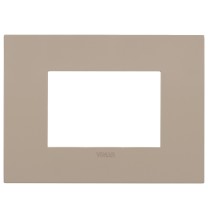 Placca Vimar Arke' Fit 3 moduli Tortora 19953.32