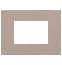 Placca Vimar Arke' Fit 3 moduli Tortora 19953.32