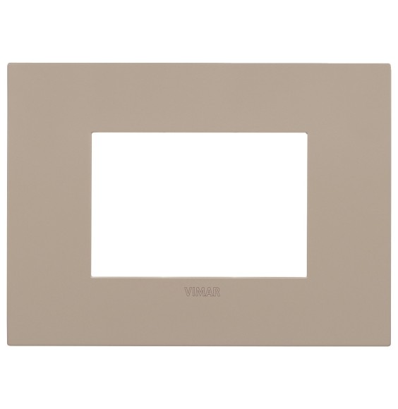 Placca Vimar Arke' Fit 3 moduli Tortora 19953.32