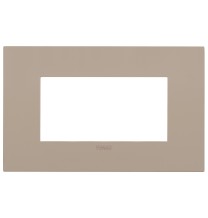 Placca Vimar Arke' Fit 4 moduli Tortora 19954.32
