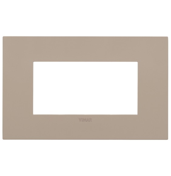 Placca Vimar Arke' Fit 4 moduli Tortora 19954.32
