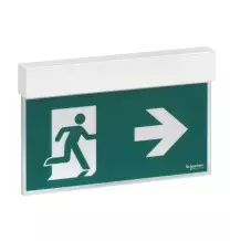 Lampada d'emergenza a Bandiera SA/SE Led Exiway Schneider OVA38250