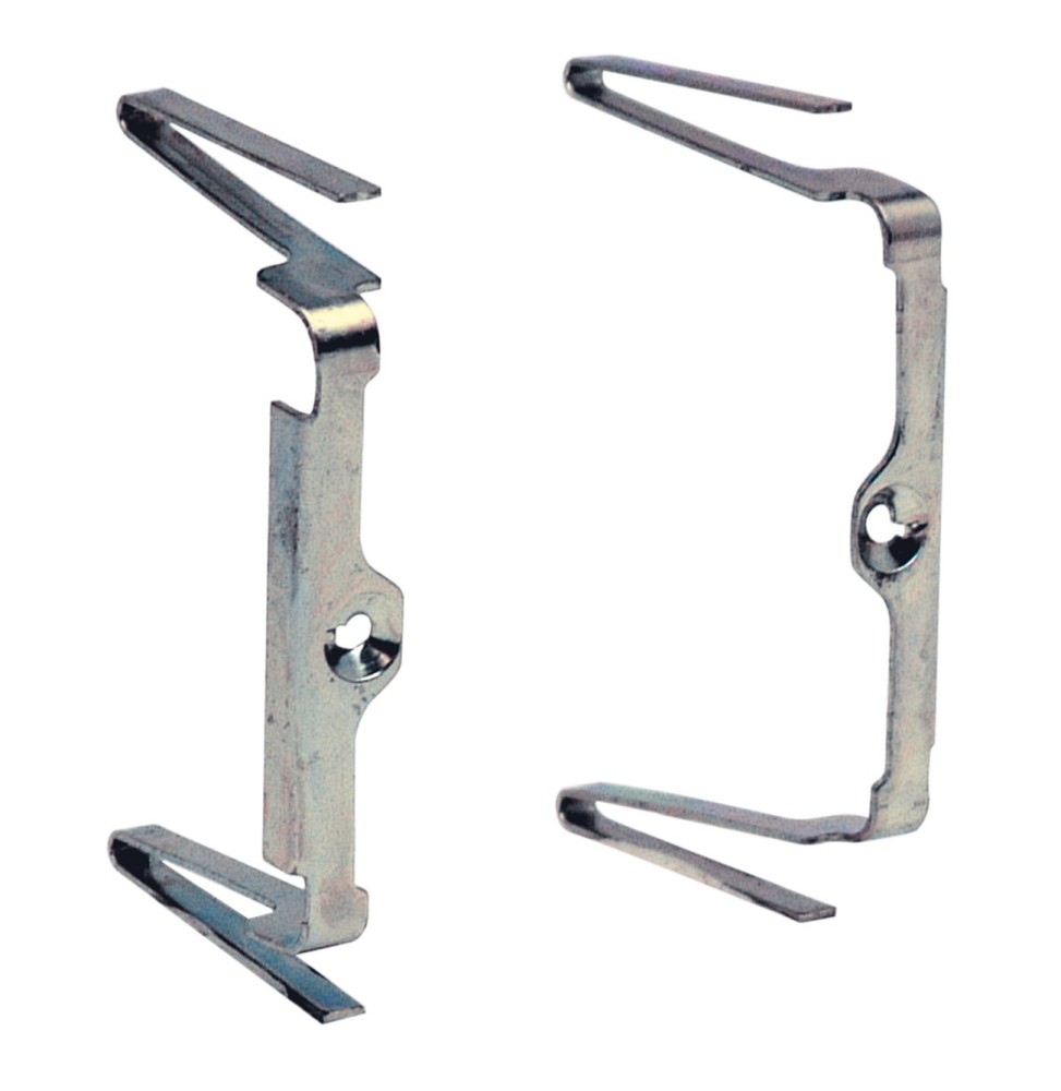 Ganci di ricambio in metallo per scatole 3 e 4 moduli AVE 25GS Ganci di ricambio in metallo per scatole 3 e 4 moduli AVE 25GS
