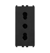 Presa bipasso 2P+T 16A 1 modulo Pixia Nera Master 14159