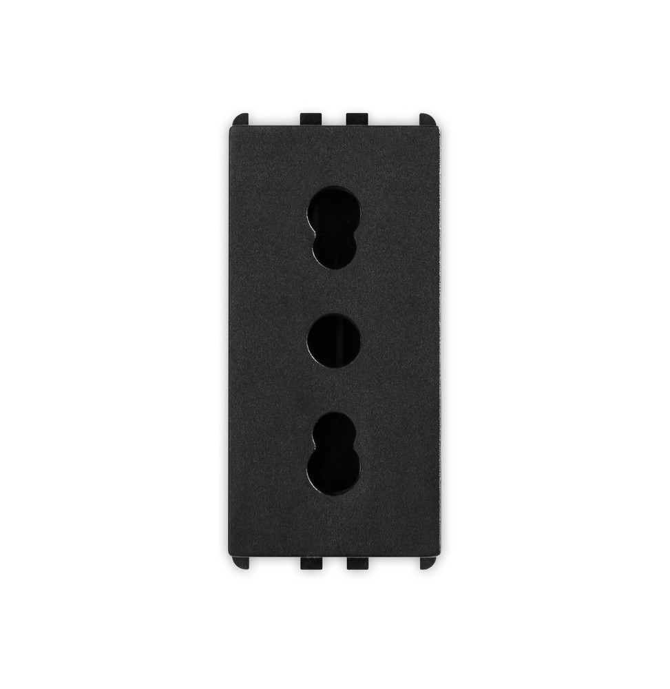 Presa bipasso 2P+T 16A 1 modulo Pixia Nera Master 14159