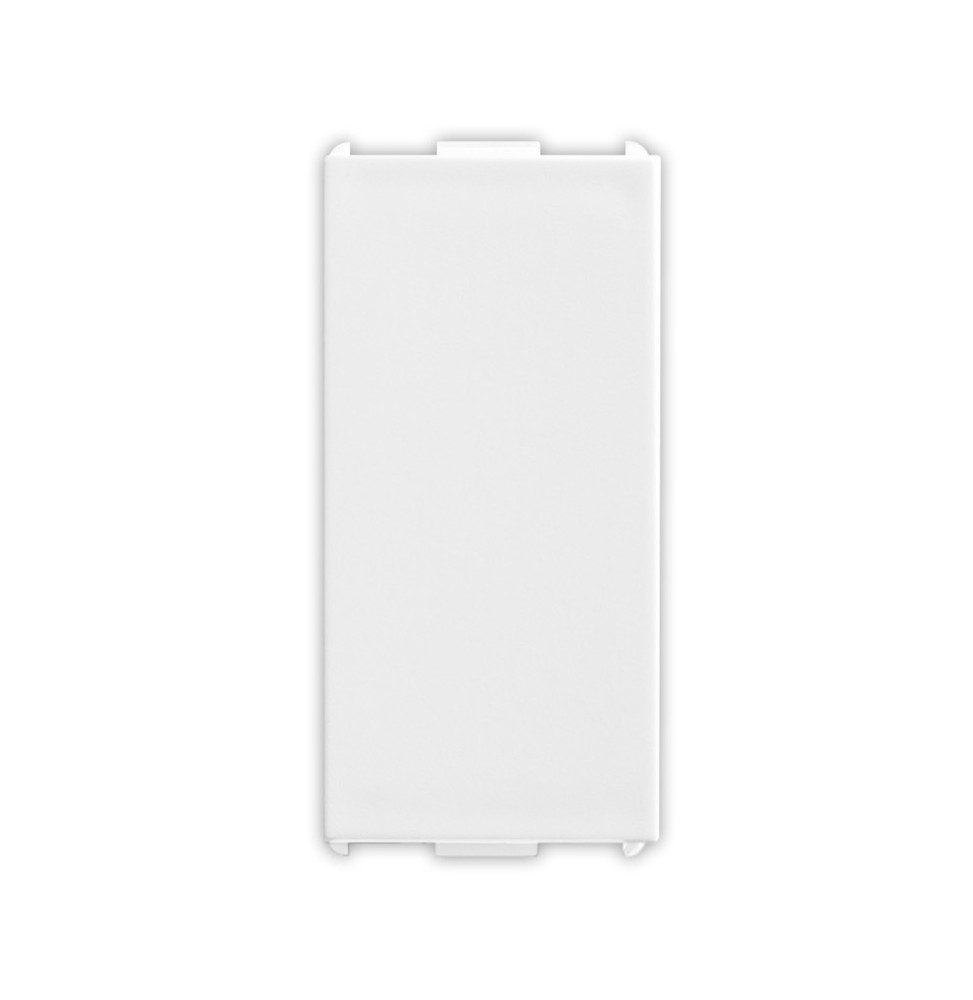 Tappo copriforo 1 modulo per la serie Pixia Bianca Master 11090