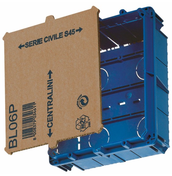 Scatola di derivazione ad incasso 192x168x73 Ave BL06P