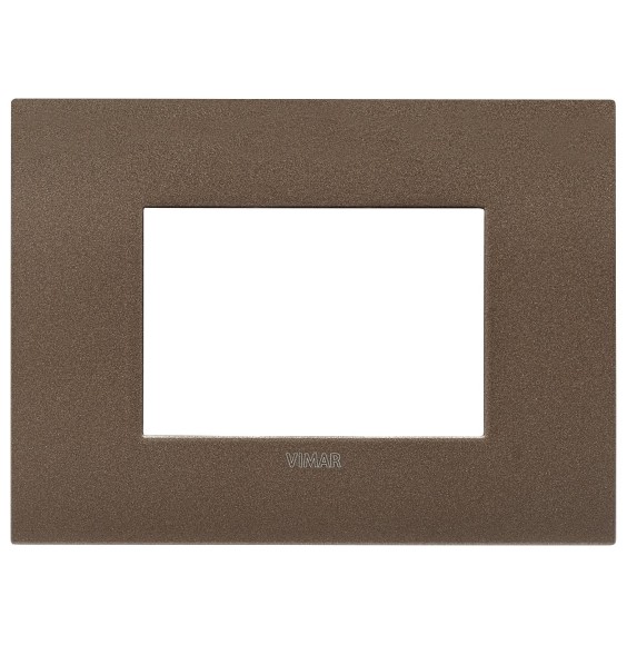 Placca Vimar Arke' Fit 3 moduli Bronzo Matt 19953.24