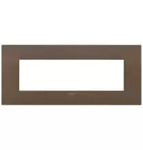 Placca Vimar Arke' Fit 7 moduli Bronzo Matt 19957.24