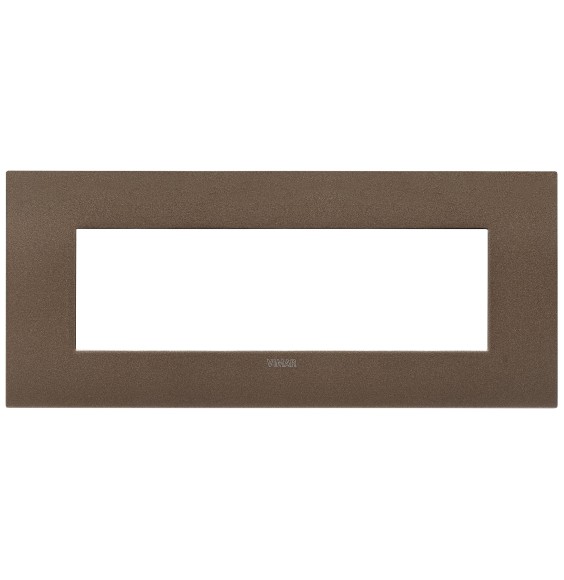 Placca Vimar Arke' Fit 7 moduli Bronzo Matt 19957.24