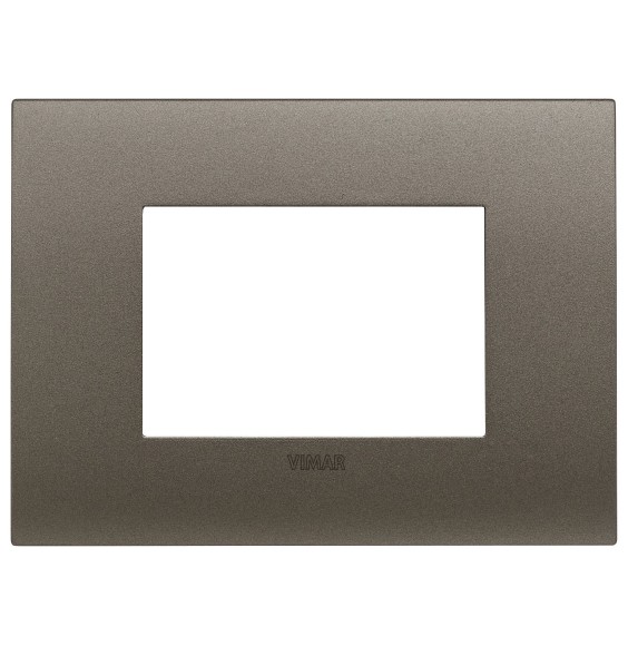 Placca Vimar Arke' Fit 3 moduli Metal 19953.14