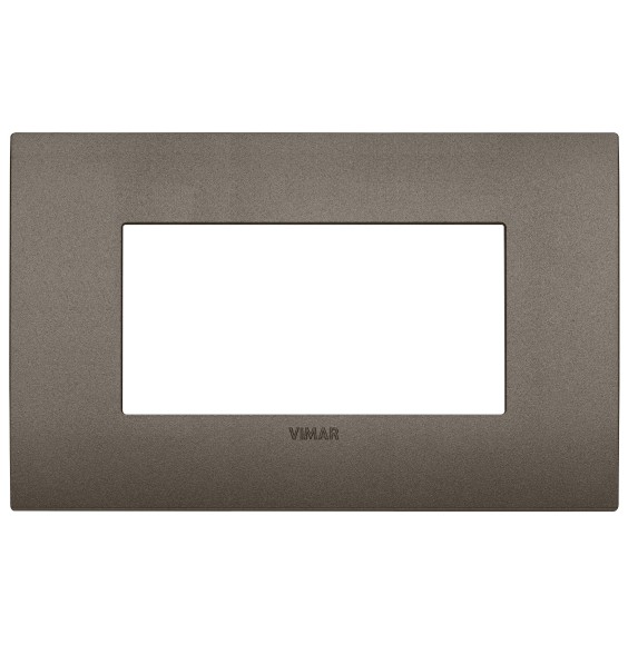 Placca Vimar Arke' Fit 4 moduli Metal 19954.14