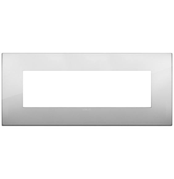 Placca Vimar Arke' Fit 7 moduli  Argento 19957.03