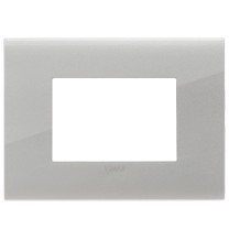Placca Vimar Arke' Fit 3 moduli  Argento 19953.03