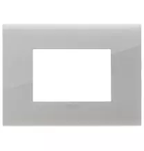 Placca Vimar Arke' Fit 3 moduli  Argento 19953.03