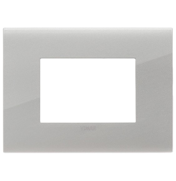 Placca Vimar Arke' Fit 3 moduli  Argento 19953.03