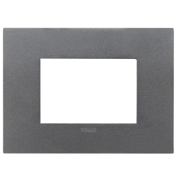 Placca Vimar Arke' Fit 3 moduli  Ardesia Matt 19953.02