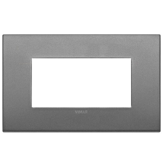 Placca Vimar Arke' Fit 4 moduli  Ardesia Matt 19954.02
