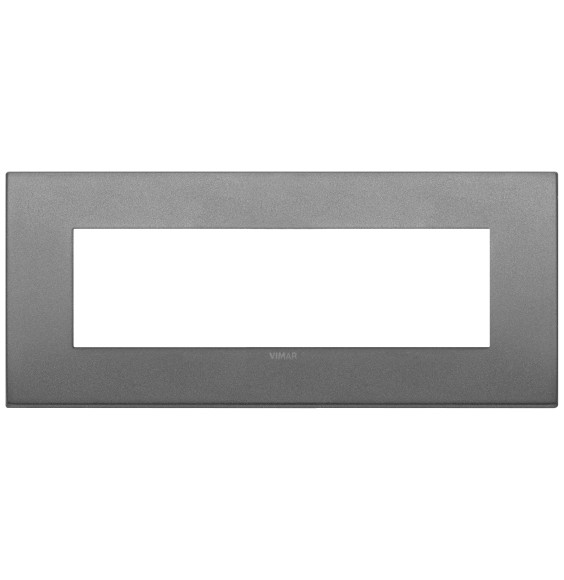 Placca Vimar Arke' Fit 7 moduli  Ardesia Matt 19957.02