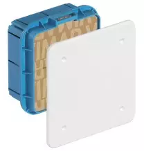 Cassetta di derivazione da incasso 92x92x50 completa di coperchio Vimar  V70001
