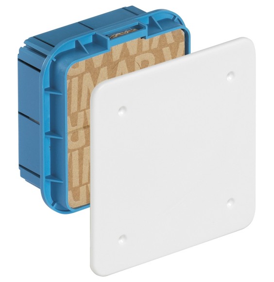 Cassetta di derivazione da incasso 92x92x50 completa di coperchio Vimar  V70001