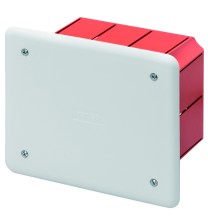 Cassetta di derivazione da incasso 118x96x70 con coperchio e viti Gewiss GW48003