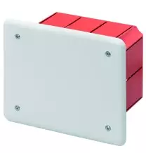 Cassetta di derivazione da incasso 118x96x70 con coperchio e viti Gewiss GW48003