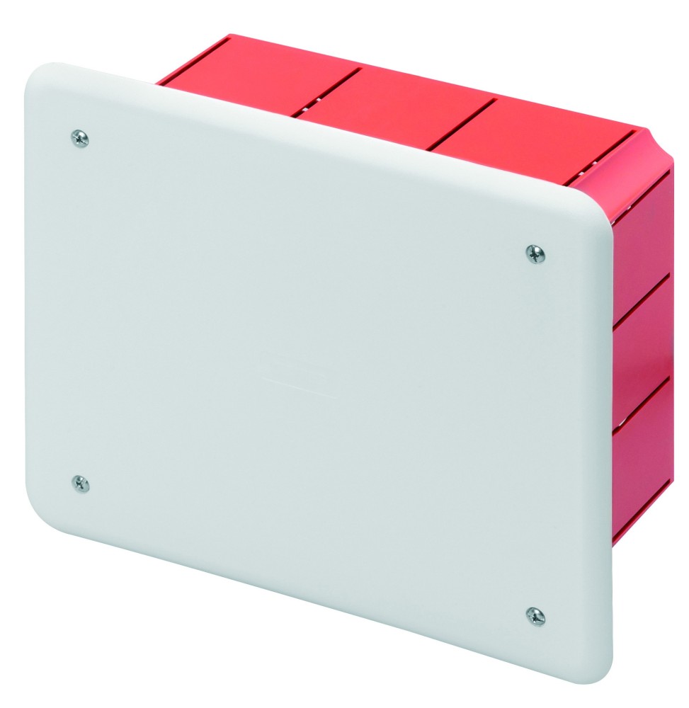 Cassetta di derivazione da incasso 160x130x70 con coperchio e viti Gewiss GW48005