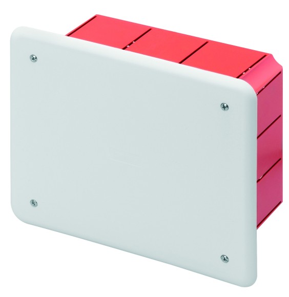 Cassetta di derivazione da incasso 160x130x70 con coperchio e viti Gewiss GW48005