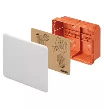 Cassetta di derivazione da incasso 196x152x75 con coperchio e viti Gewiss GW48006