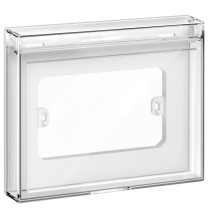 Calotta protettiva 3 moduli con portello trasparente IP44 Vimar 14923