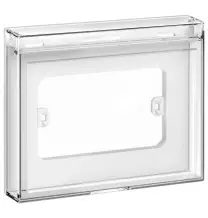 Calotta protettiva 3 moduli con portello trasparente IP44 Vimar 14923