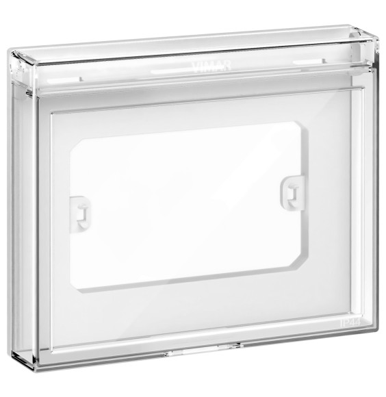 Calotta protettiva 3 moduli con portello trasparente IP44 Vimar 14923