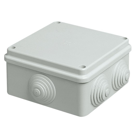 Scatola di derivazione IP55 100x100x50 con passacavi Vimar V55104