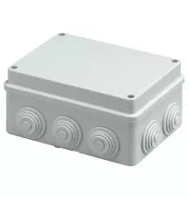 Scatola di derivazione IP55 150x110x70mm con passacavi Vimar V55106