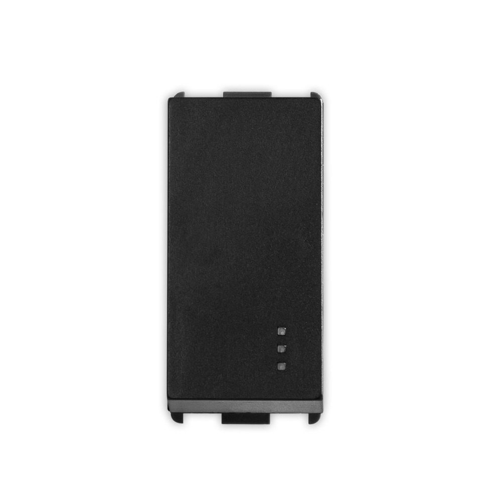 Invertitore  16A illuminabile Pixia Nera Master 14004