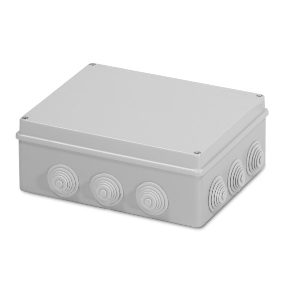 Cassetta di derivazione IP55 240x190x90 con passacavi Master M03104