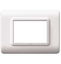 Placca 3 moduli in Tecnopolimero Bianco RAL 9010 AVE 44PY03B