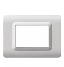 Placca 3 moduli Marmo Tecnopolimero Sistema 44 AVE 44PY03M