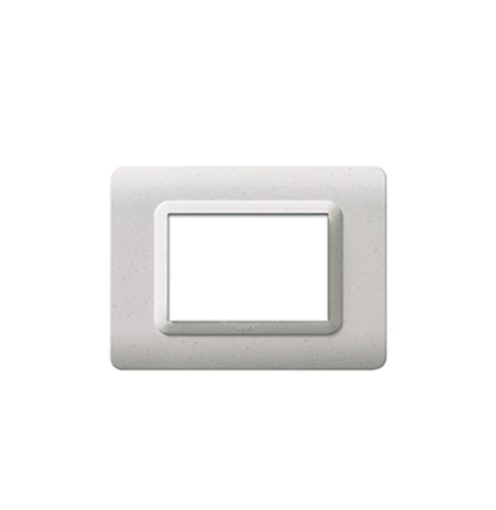 Placca 3 moduli Marmo Tecnopolimero Sistema 44 AVE 44PY03M