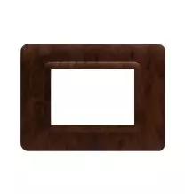 Placca Tecnopolimero 3 moduli Radicata opaca Ave 44PY03RD